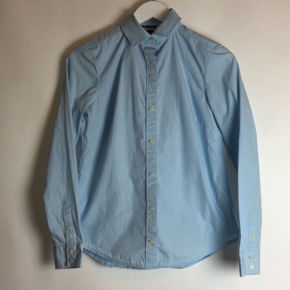 Nautica Women's Long Sleeve Button Down Top Small